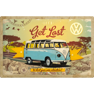 Nostalgic Art Placă metalică - VW Let's Get Lost