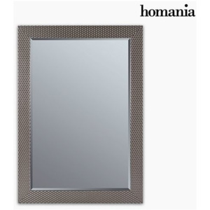 Oglindă Rășină sintetică Sticlă bizotată Argintiu (76 x 2,5 x 106 cm) by Homania