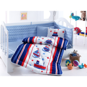 Lenjerie de pat pentru copii, Cotton Box, material: 100% bumbac, 129CTN5003