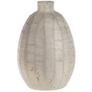 Vaza ceramica Atmosphere Light Grey, H 25 cm