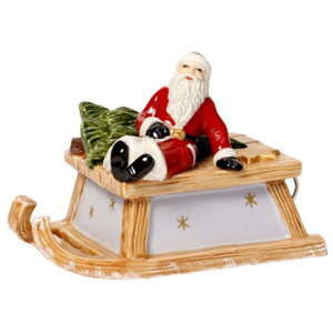 Decoratiune muzicala Sleigh with Santa Nostalgic melody - Christmas Collection