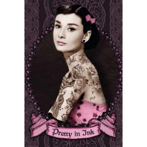 Poster - Audrey Hepburn (Tetování)