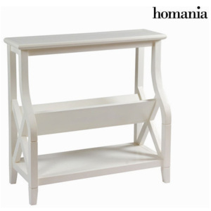 Piesă de mobilier pentru reviste culoarea albă - Serious Line Colectare by Homania