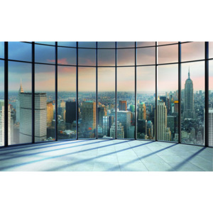 Fototapet: Vedere New York, de la fereastră - 254x368 cm