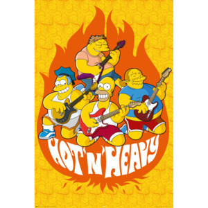Poster - Simpsons hot and heavy