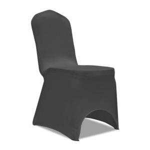 Huse de scaun, elastice, 100 buc, negru