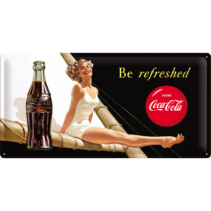 Placă metalică - Coca-Cola (Be Refreshed)