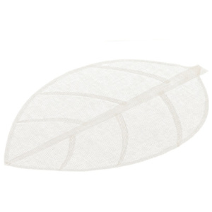 Suport pentru farfurie Unimasa Leaves, 50 x 33 cm, alb