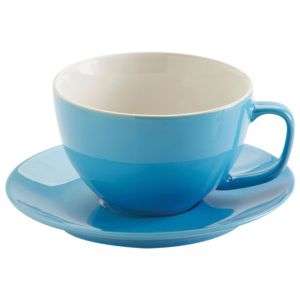 Cană și suport din ceramică Price & Kensington Sea Breeze, albastru