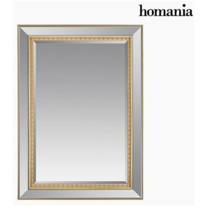 Oglindă Rășină sintetică Sticlă bizotată Argintiu Auriu* (80 x 4 x 110 cm) by Homania