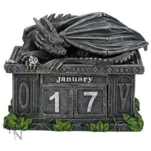 Calendar perpetuu de birou cu dragon - Pazitorul comorii