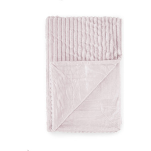 Pătură pentru copii Tanuki Rayas, 80 x 110 cm, roz