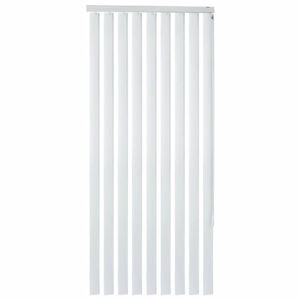 Jaluzele verticale din PVC, alb, 200 x 180 cm