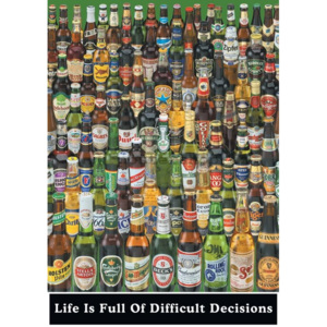 Poster - Life Is Full Of Difficult Decisions