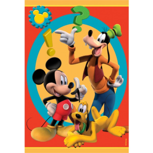 Covor Disney Kids Club House Mickey & Goofy 015, Imprimat Digital