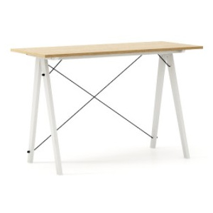 Masa de birou Desk Slim White Oak, L120xl50xh75 cm