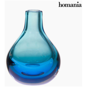 Vază de sticlă albastră by Homania