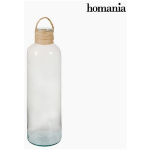 Vază din Sticlă Reciclată Sticlă reciclată Transparent (19 x 19 x 59 cm) by Homania