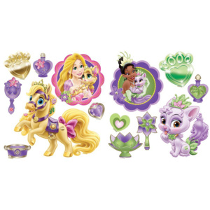 Abțibild pentru perete - Princess (Rapunzel and Tiana)
