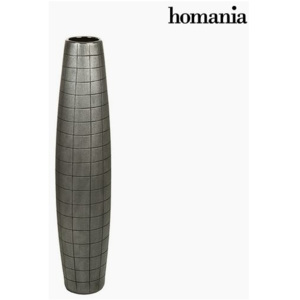 Vază de podea Ceramică Argintiu (17 x 17 x 80 cm) by Homania