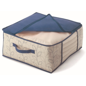 Cutie de depozitare pături/lenjerie de pat Cosatto Bloom, lățime 45 cm, albastru