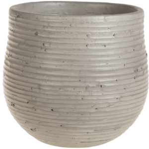 Ghiveci ceramic Atmosphere Light Grey, Ø 18 cm