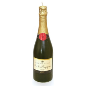 Dorința de logodna Champagne Sticlă lumânare Dimensiune 75dl