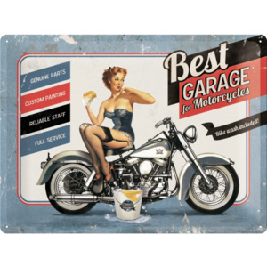 Placă metalică - Best Garage For Motorcycles