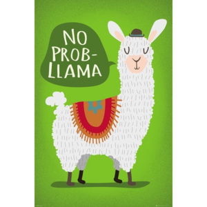 Llama - No Probllama Poster, (61 x 91,5 cm)