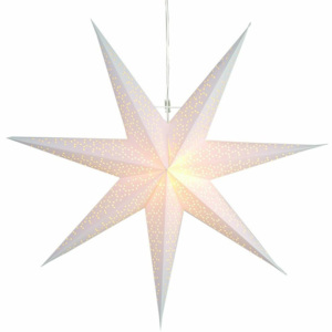 Stea luminoasă suspendată Dot Snow, 70 cm