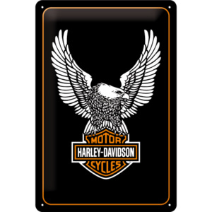 Placă metalică - Harley-Davidson (vultur)