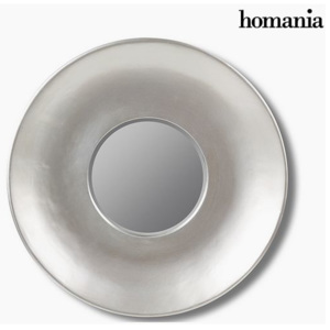 Oglindă Rășină sintetică Sticlă bizotată Argintiu (89 x 12 x 89 cm) by Homania