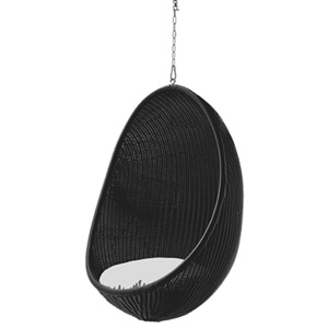 Balansoar Egg Chair Black