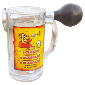 Halba de bere cu claxon