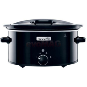Slow Cooker Crock Pot HingedLid CSC031X-DIM, 5.7l, 220W (Negru)