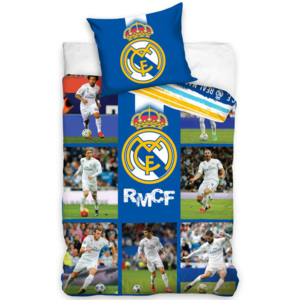 Lenjerie de pat din bumbac FC Real Madrid