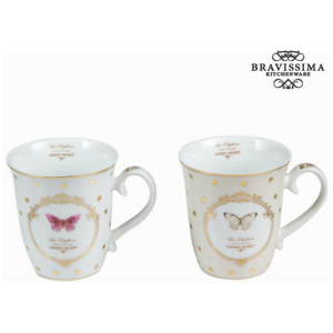 Ceașcă cu cutie set de 2 butterfly - Kitchen's Deco Colectare by Bravissima Kitchen