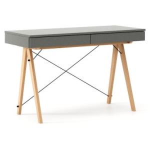 Masa de birou desk Basic Beech Grey, L100xl50xh75 cm