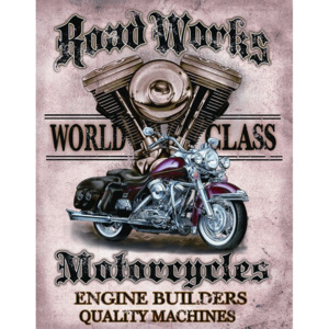 Placă metalică - Legends (Road Works)