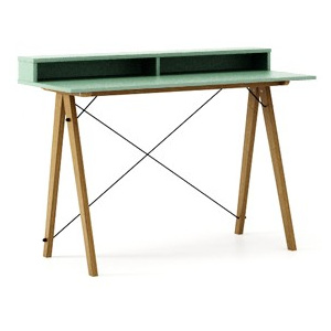 Masa de birou Desk Slim Oak Mint II, L120xl50xh85 cm