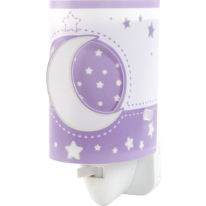 Dalber Moonlight 63235LL Lămpi pentru copii violet alb 6x7x13 cm