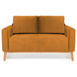 Canapea cu 2 locuri Vivonita Milton Trend, galben muștar