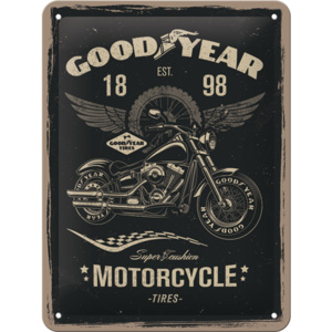 Placă metalică: Good Year (Motorcycle) - 20x15 cm