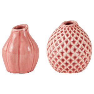 Set 2 vaze din ceramică Villa Collection, roz
