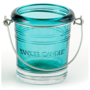 Yankee Yankee Candle Glass Bucket suport verde/albastru pentru lumanare votive
