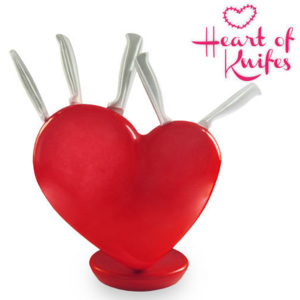 Set Cuțite cu Bloc Cuțite Heart of Knifes