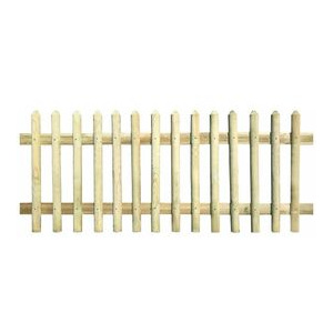 Gard din țăruși, lemn de pin tratat, 170 x 120 cm, 5/7 cm