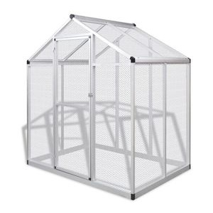Volieră de exterior din aluminiu 188 x 122 x 194 cm
