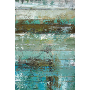 Tablou pe pânză Marmont Hill Aqua Wood, 61 x 41 cm