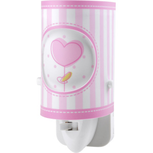 Dalber SWEET LIGHT 63221L Lămpi pentru copii roz alb 6x7x13 cm